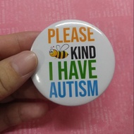Button badge ; Autism Acceptance