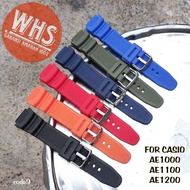 Original Casio AE1000 AE1100 AE1200 Watch Strap Rubber Strap