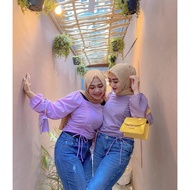 AMANDA TOP SABRINA DRESSED BLOUSE/ Wanita