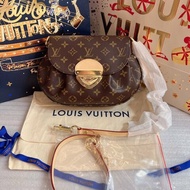 全新品 路易威登/Louis Vuitton Sunset 元寶包老花腋下包 附件塵袋
