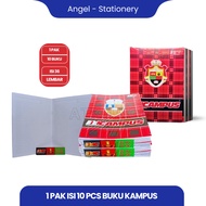 Buku Tulis Campus Boxy 50 Lembar Isi 10 Pcs / Buku Tulis Campus Panjang 50 Lembar Isi 10 / Buku Kamp