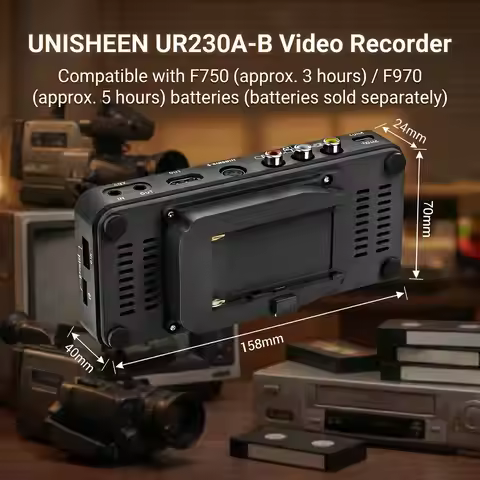 Hot-Sale UNISHEEN UR230A Battery Socket TF Analog CVBS RCA SVideo Camera USB Tape VCR VHS Capture Ca