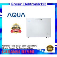 [ Promo] Aqua Chest Freezer Aqf-200Gc Freezer Box 200 Liter Aqf 200 Gc