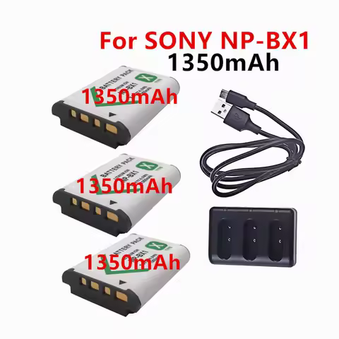 NP-BX1 np bx1 np-bx1 Battery 3.6v 1350mAh LI-ION Battery For Sony FDR-X3000R RX100 AS100V with Prote
