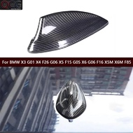 For BMW X3 G01 X4 F26 G06 X5 F15 G05 X6 G06 F16 X5M X6M F85 Carbon fiber antenna cover shark fin sig