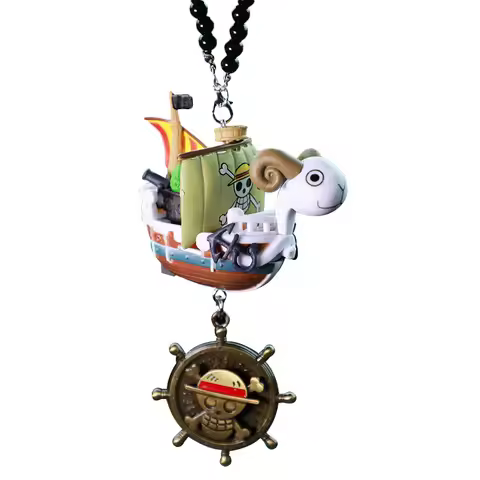 Japanese anime One Piece Thousand Sunny Going Merry kawaii Rearview mirror pendant Small gift