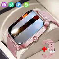 1.85 Inch Unisex Full Touch Square Smart Watch, 3D Dynamic Dial, Multiple Sports Modes, Wireless Cal