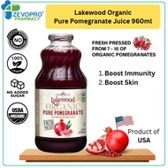 Lakewood Organic Pure Pomegranate Juice 946ml 有机纯石榴汁 [Exp 01/2027]