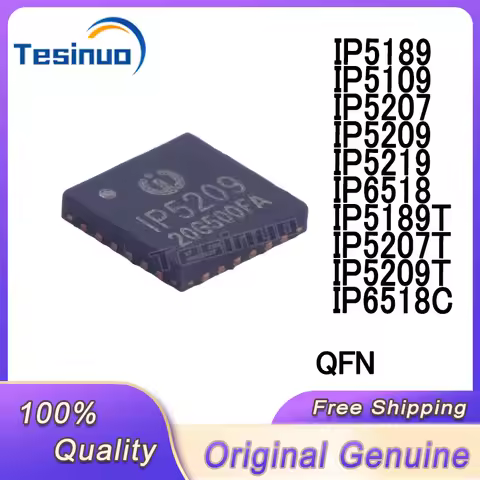 5/PCS New Original IP5189 IP5109 IP5207 IP5209 IP5219 IP5508 IP6518 IP5189T IP5207T IP5209T IP6518C 