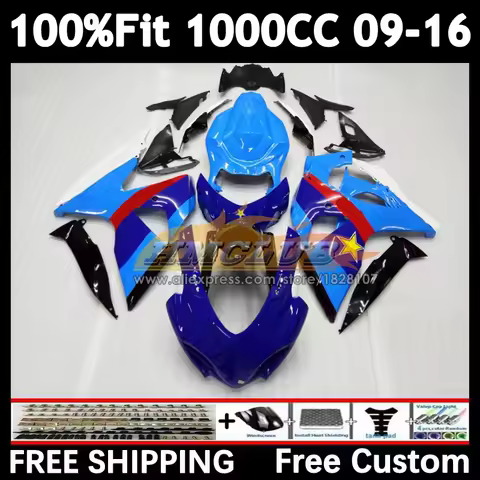 Injection Body For SUZUKI GSXR-1000 K9 1000CC 09 10 11 12 31No.123 blue stock GSXR 1000 CC GSXR1000