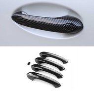 Suitable for 20-23 BMW 3 Series G20 Outer Handle 4-Piece Set Decoration Door Handle ABS Carbon Fiber