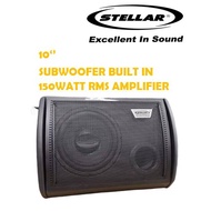 Stellar 10" Rear Bonnet Subwoofer With 200 Watt RMS Amplifier *Built-In Amplifier* Myvi,Viva,Wira,Sa