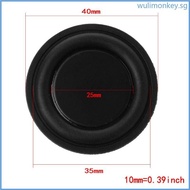 WU Speaker Diaphragm Rubber Black Vibration Plate Super Articulation Good Voice Excellent Vibration Bass Radiators