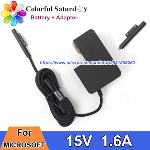 15V 1.6A 24W 1735 Power Adapter For Microsoft SURFACE PRO 4 M3 PRO 4 M3 CPU GO 2 1735 1736 SURFACE P