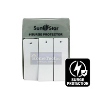 FOCUS 3 Way Adapter Extension Plug Extantion Socket with Surge Protector Sirim Individual Switch & N
