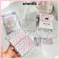 ORIENTLEE TN Notebook Cover, PVC with Zipper Pocket Ins Journal Cover, Polka Dots Print  Journal Cov