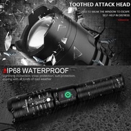 Lampu Senter LED 50000 Lumens 18650 USB XHP50 untuk Berburu