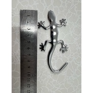 emblem cicak besi chrome