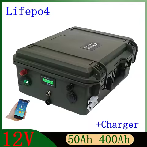 12V 600Ah 200Ah 100AH 150AH 300Ah 400AH 500Ah Lifepo4 lithium battery bluetooth BMS Power Supply for