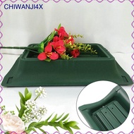 [chiwanji4x] Floral Funeral Vase in Saddle Shape, Containing Two Floral Foam Flowers.