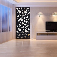 20pcs 3D Mirror Wall Sticker Pebble Stone Shape Mirror Mural Wall Decal for Living Room Bedroom TV B