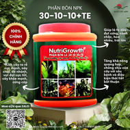 Phân bón lá NPK 30-10-10+TE NUTRIGROWTH (hủ 500g) - Kích ra rễ mạnh vọt đọt dày lá