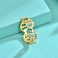 GANGZHENGSHENG | 925 Pure Silver Pig Nose Design Ring