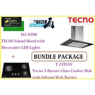 TECNO HOOD AND HOB BUNDLE PACKAGE FOR (ISA 9298 &amp; T 23TGSV)