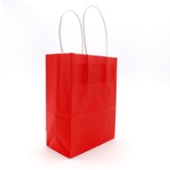 Mini Color Paper Shopping Bag Packaging Paper Bag Envelope Red Small