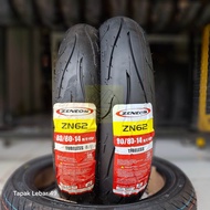Ban ZENEOS ZN62 PAKET 80/80-14 dan 90/80-14 Ring 14 Tubeless Ban Harian dan Sport Touring Jenis Skut
