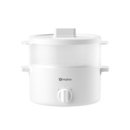 Simplus หม้อมินิไฟฟ้า หม้อไฟฟ้าอเนกประสงค์ หม้อต้มขนาดเล็ก หม้อไฟฟ้า ทอด ผัด อุ่น ตุ๋น ต้ม Electric