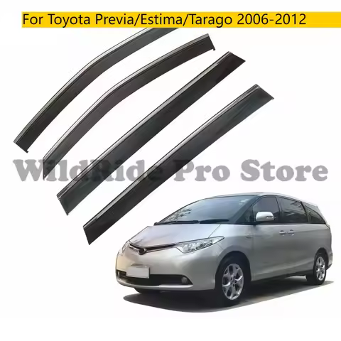 Injection Rain Visor for Toyota Previa/Estima/Tarago 2006-2012 Weather Rain Guard Car Door Window Vi