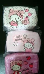 Hello Kitty萬用包化妝包（7-11限量豬年福袋內容物）