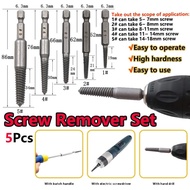 Broken Bolt Extractor Screw Remover Set Bolt Removal Tool Hexagonal Handle Electric Extractor