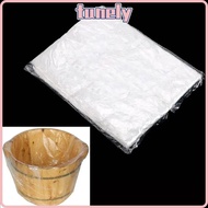 TUNELY 90PCS Bath Basin Bags, Foot  SPA 55*65cm Disposable Foot Tub Liners,  Thicken Plastic Foot Ca