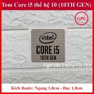 Core i5 Generation 10 (10th Gen) Stamp Replaces Computer Stamp