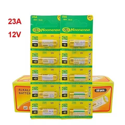 Dry Battery 23A 12V Battery Suitable for Car Alarm Remote Control Doorbell BatteryA23 23A 23GA A23S 