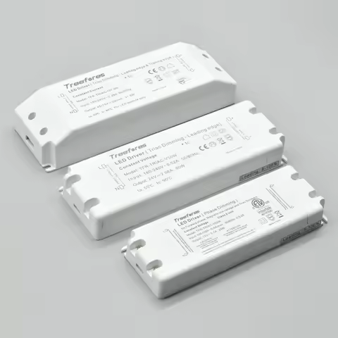 Triac Dimmable LED Power Supply 12V 24V Lighting Transformer AC 120V 220V 240V to DC Driver Adapter 