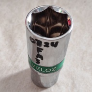MATA Long 24mm 24 mm 1/ 2" 6 PT Veloz Shock Socket Wrench