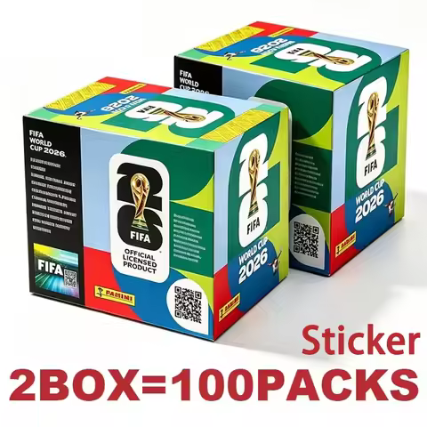 2026Panini Official Fifa World Cup 2026 Stickers Collection Box Full Sealed Packets Football Collect