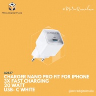 Anker A2637 USB C 511 Charger Nano Pro Fit for iPhone 20 Watt White