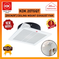 KDK 20TGQF (NEW MODEL) CEILING EXHAUST FAN (20CM/8″) CEILING MOUNT PROPELLER