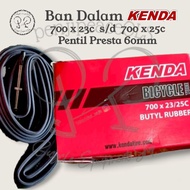 Kenda inner tube 700 x 23/25c presta valve bicycle inner tube 700x23/25c FV 60