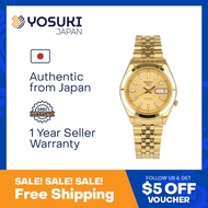 SEIKO SEIKO5 SNXC34J5 Automatic JMADE Day Date Gold Stainless  Wrist Watch For Men from YOSUKI JAPAN / SNXC34J5 (  SNXC34J5  SN SNXC3 SNXC34   )