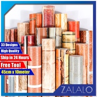 ZALALO Kertas Dinding Batu/Kayu  Kabinet/Perabot/Dinding/Mozek Buka&Tampal Stickers Vinyl Wallpapers