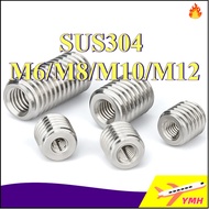[Prompt Delivery]Inlay nut 304 stainless steel inner and outer teeth nut, thread transfer nut, varia