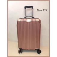 ABS LUGGAGE TROLLEY BAG Size 22” Travel bag/suitcase bag/ Plastic Bag, 4 wheeler, Number Lock