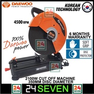DAEWOO DACO933 Cut Off Machine 14" 350mm 2100w 4500rpm 14" Chop Saw Machine Metal Cutter Wood Cutter
