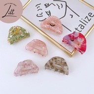LILT ~ Semi Circle Tortoise Shell Hair Clip