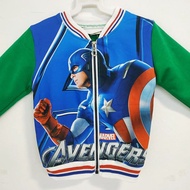 Captain America Kids Jacket Boy Soft Quality Ready Stock